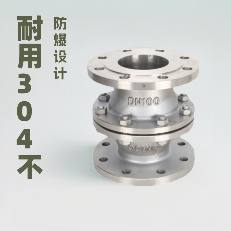 上海精工阀门304不锈钢防爆管道阻火器GZW-1型DN1540506580