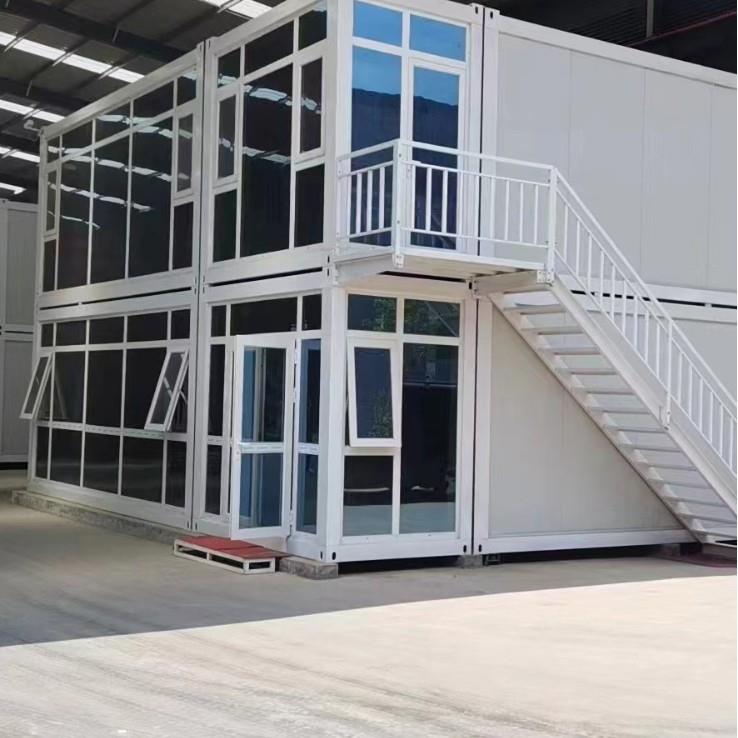 可拆卸可移动工地办公室集装箱户外玻璃幕墙玻璃集成移动活动房