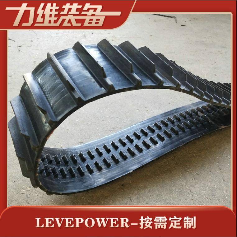 厂家出售GF-105工程履带特种橡胶履带爬楼梯橡胶履带