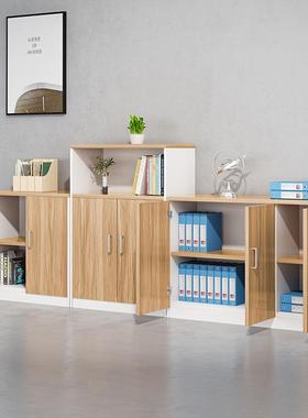 深圳矮柜木质办组柜子37278带锁文件隔断桌柜合资料落地式档案公