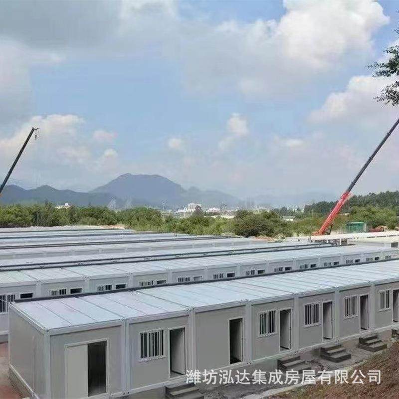 打包式箱房医院钢结构活动板房彩钢板房移动箱房住人办公集装箱房