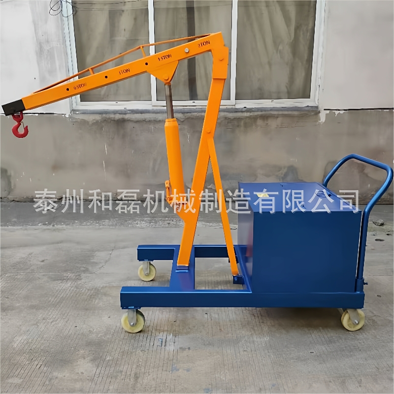 厂家直销FPD-2T液压小吊车FPD配重式液压小吊车手动旋转吊车