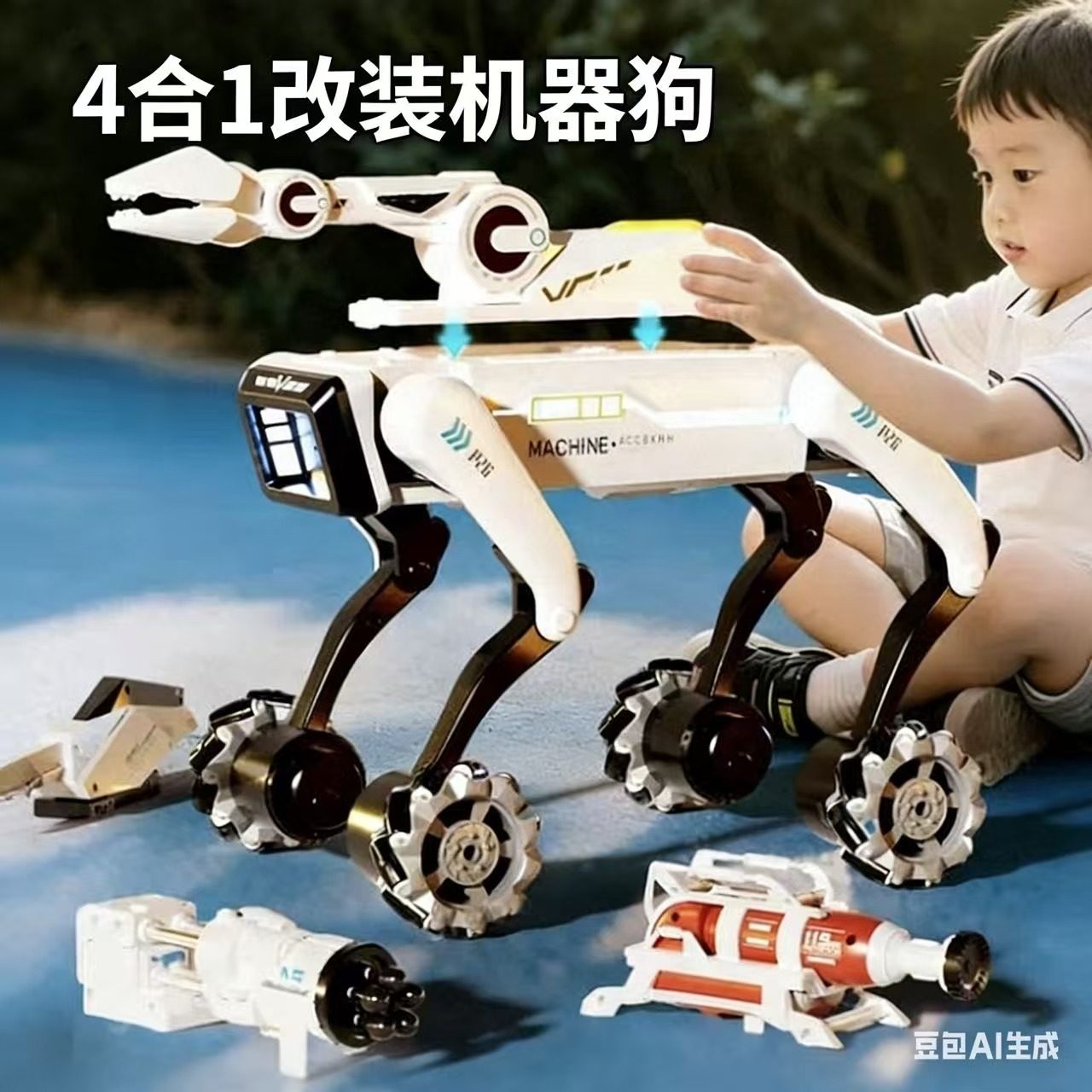 新年礼物儿童玩具ai人工智能机器狗2026新款机械男孩生日创意礼品