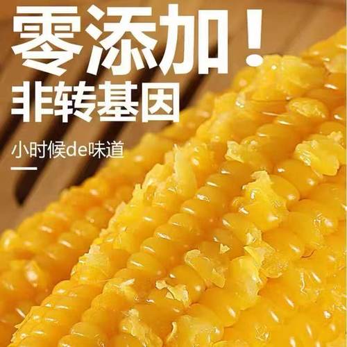 东北黄糯玉米棒新鲜软糯香甜代餐玉米
