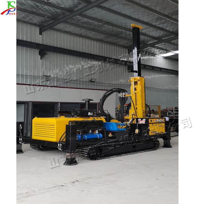 6kw芯全液压勘探钻机 30米履带7式取钻机 0500米地质勘探js-58861
