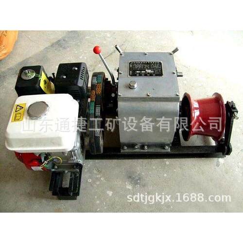 机动绞磨机10吨汽TJ机油柴油绞磨5T吨电动t绞磨机 8吨电缆T卷扬3t