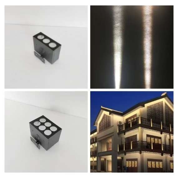 厂家直销9W12W24W36W54W户外防水LED大功率一束光壁灯 方形壁灯
