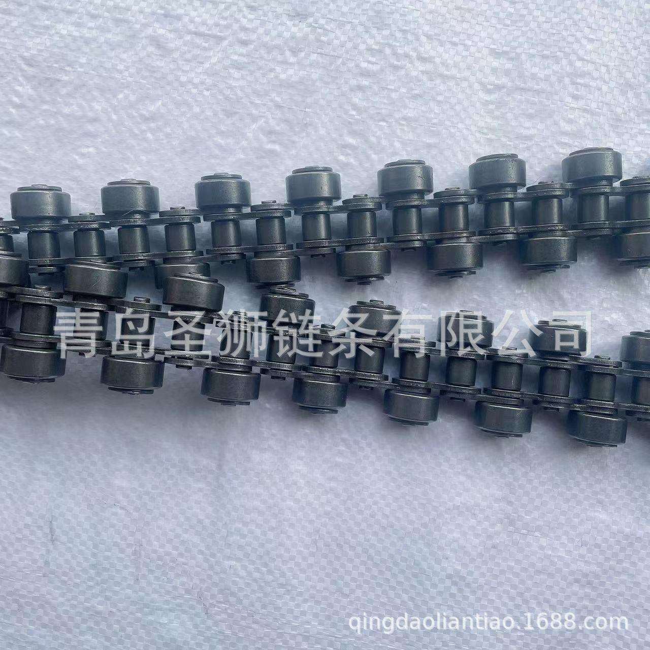 侧滚轮输送链08B40506080100SSRPSR短节距千鸟型平行型滚轮输送链