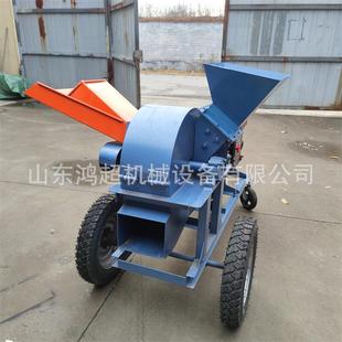 500型木头削片机 移动式电动木屑机柴油果木粉碎机