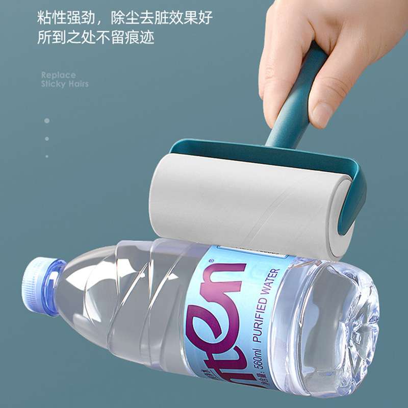 粘毛刷家用粘毛滚除头发刷衣服黏吸纸卷滚筒可撕替换卷纸沾毛神器