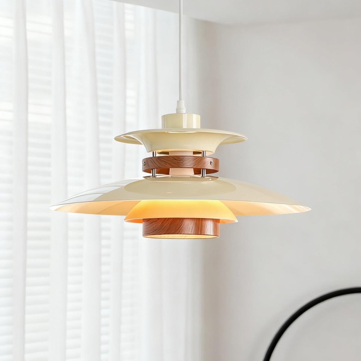 斯毅ph5飞碟餐厅吊灯中古风灯吧台餐桌设计师复古书房装饰吊灯具