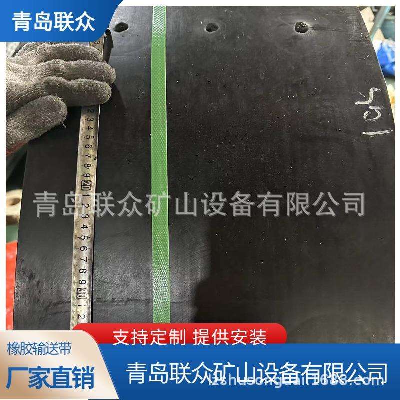 联众ST1000斗提机提升带 钢丝绳带芯打孔输送带 耐磨耐高温耐酸碱