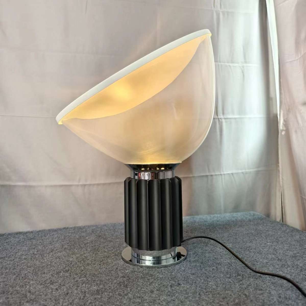 意大利flos简约后现代高档设计师样板房客厅卧室床头玻璃雷达台灯