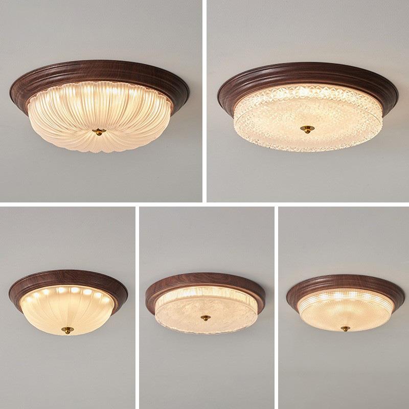 全光谱美式复古吸顶灯卧室灯房间灯餐厅次卧书房灯智能玄关阳台灯