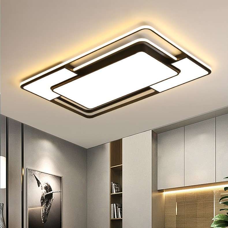 客厅主灯现代简约大厅led全屋套餐灯具卧室灯吸顶灯中山灯具