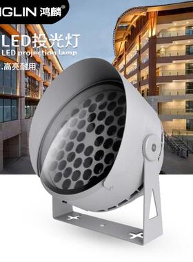 户外新款LED圆形投光灯照树灯草坪灯12W18W24W36W54W柱子桥梁灯