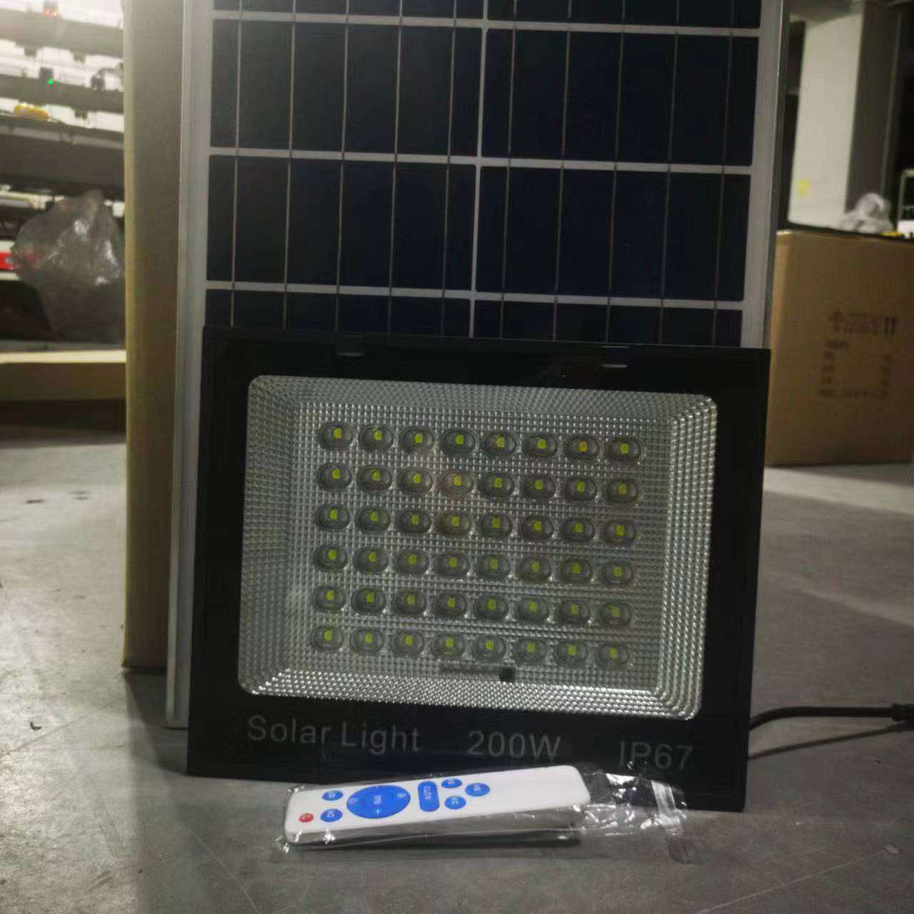 新款太阳能户外灯家用超亮防水照明路灯室内led感应庭院灯 投光灯