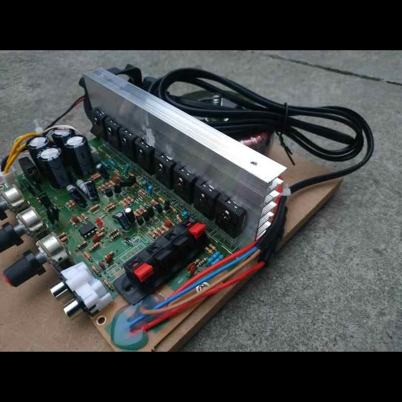 300W220伏HiFi发烧功放板大功率场效应管前级+后级 功放板  胆味A图片