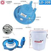 联达缝纫机400W电动吸风桶包缝刀车30B无刷集尘器4针6线劈缝吸尘