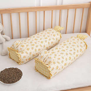 单人花草助睡眠护颈椎高硬老虎枕头可调节高低有拉链全荞麦枕头