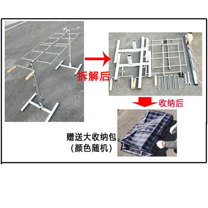 户外简易不锈钢烤全羊架子加厚木炭乳猪烧烤架拍羊腿排碳烤炉家用