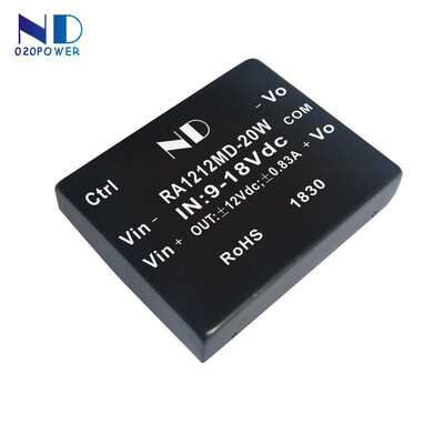 RA2412MD-20W双路隔离电源dcdc降压电源模块24V转±12V20W
