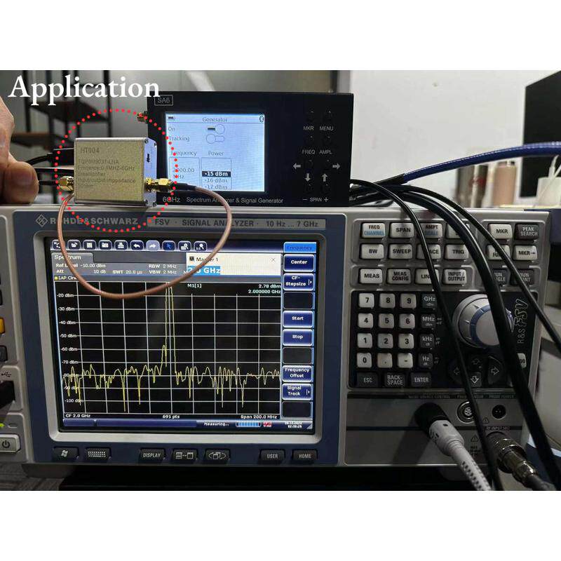 100K-6GHz 低噪声放大器 30dB增益 前置RF射频 LNA模块 信号放大