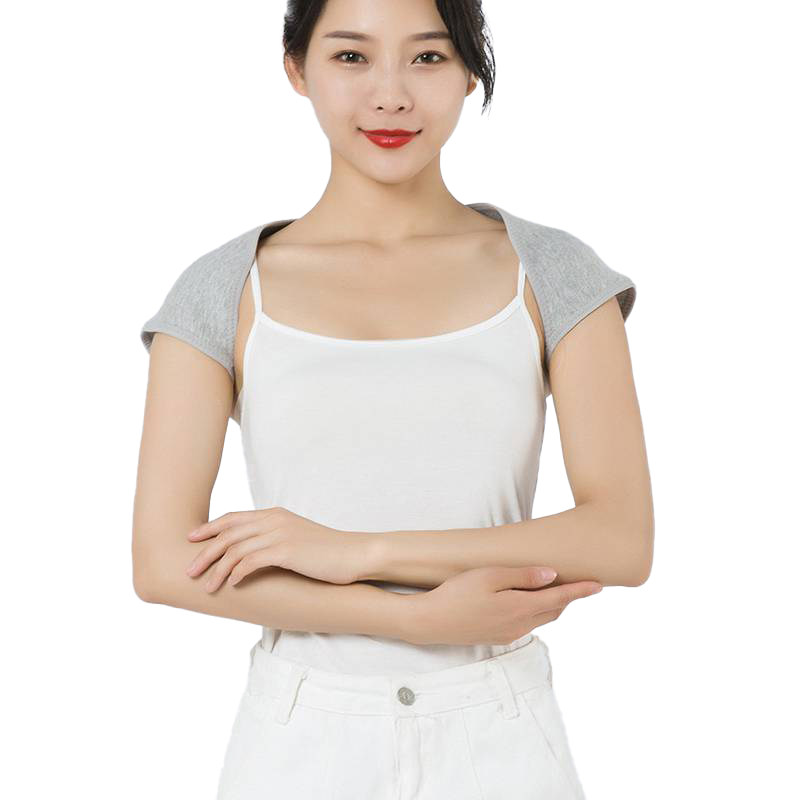 秋冬纯棉薄护肩颈椎坎肩保暖睡觉男女士肩周防寒产妇月子冬季披肩