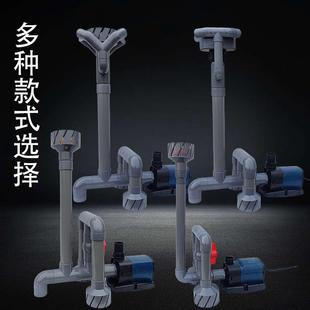 鱼缸鱼池除油膜神器水泵改底吸面吸一体水面撇渣器浮头可自动升降