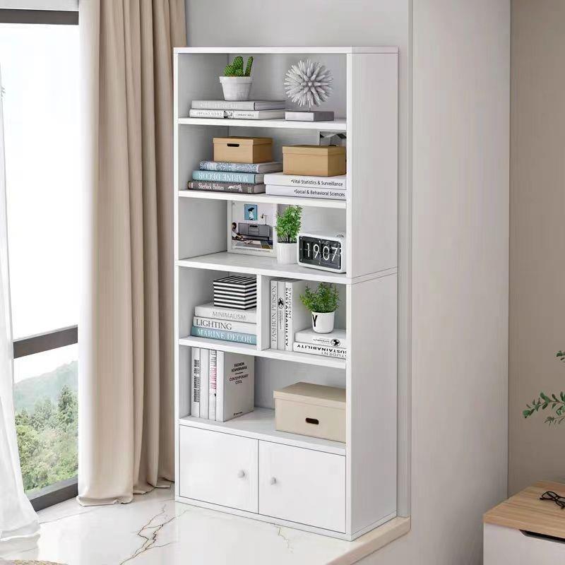飘窗收纳柜简约落地飘窗小书架阳台储物柜组合简易家用多层置物柜