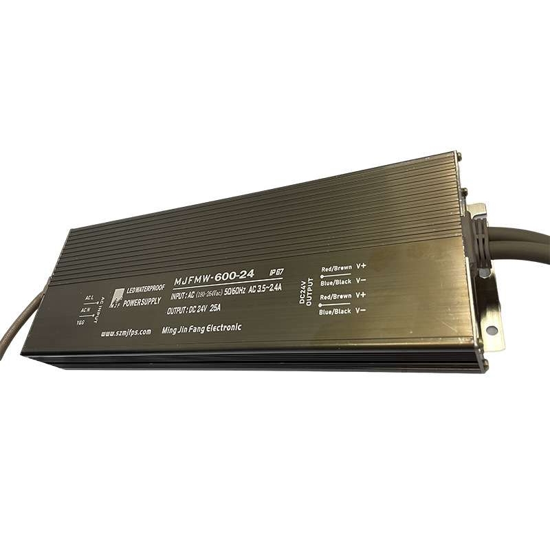 深圳LED电源厂家12V600W防雨开关电源8.3A恒压驱动-明为