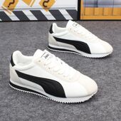 百搭平底情侣潮流运动鞋 阿甘鞋 爆款 男鞋 男秋季 透气软底休闲板鞋