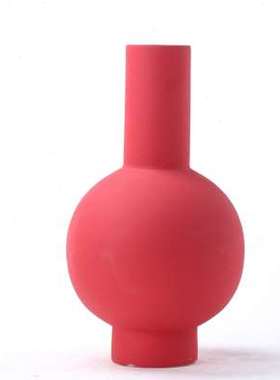 极速现代简约葫芦陶瓷花瓶创意摆件样板房间客R厅装饰品红色蓝色