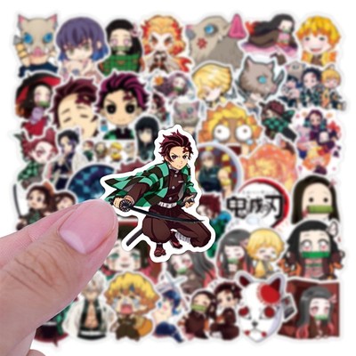 极速10/30/50PCS Demon Slauyer Blade Japanese Anime Graffiti