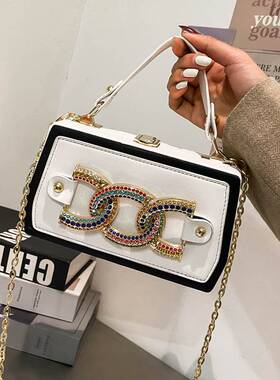 极速2022 Designelr Women Prom Box Clutches Designer Chain Cr
