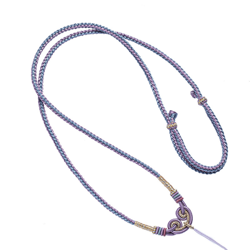 极速花素全手工吊坠绳子挂绳挂y脖编织绳项链绳男女玉器和田玉翡