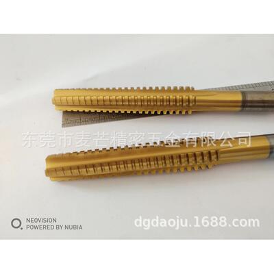 Tr14X2梯形牙丝攻丝锥.长导向牙牙纹光滑镀钛梯形丝锥