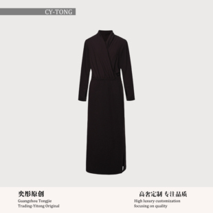 【彤姐原创】轻奢秋冬服装时尚女款气质设计师款连衣裙LZD25258