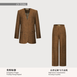 显瘦休闲时尚 冬季 轻奢气质新款 西装 子W25D656秋冬 裤 彤姐原创