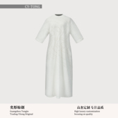 春上新轻奢时尚 彤姐原创 简约连衣裙D25S006