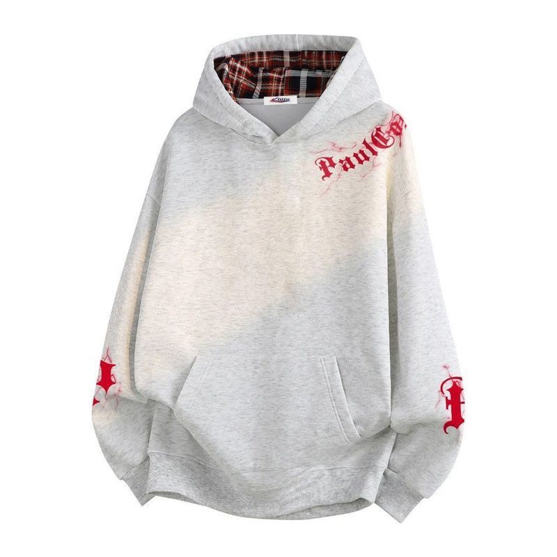 ZHAP重磅格子连帽卫衣女秋冬款