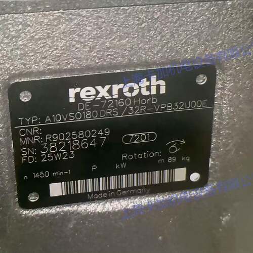 力士乐 Rexroth 液压泵 A10VS0180DRS/32R-VPB32U00E  R902580249