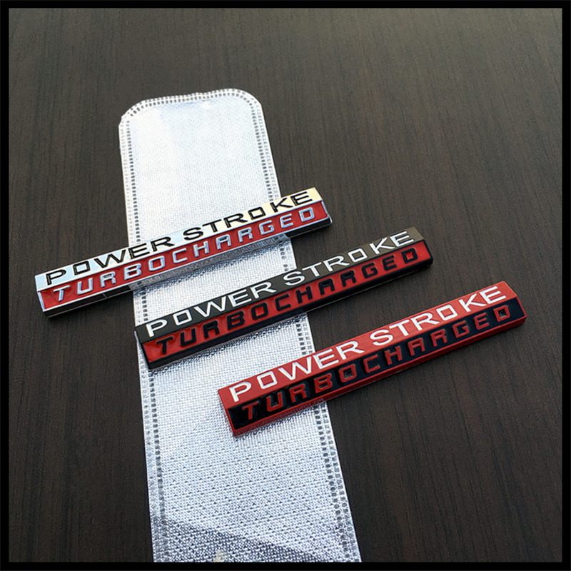 汽车3d立体涡轮增压金属贴动力冲程车贴车身装饰贴叶子板侧标尾标