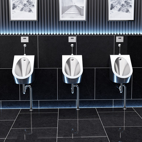 304不锈钢小便斗酒吧TV厕间感应