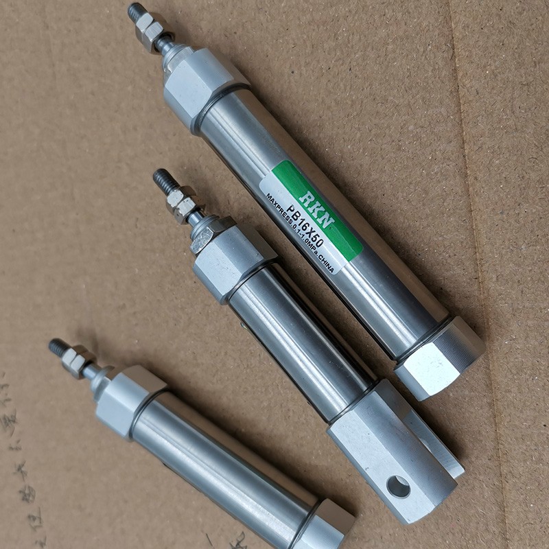 亚德客型不锈钢迷你气缸PB12X5/10/15/20*25/30/40/50/60/75SU