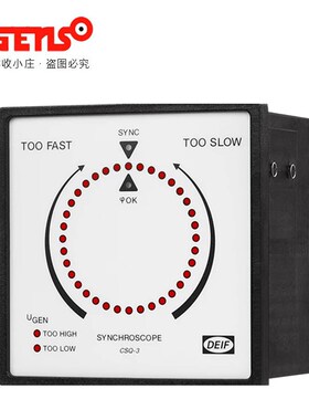 CSQ-3多功能同步表丹控DEIF柴油发电机组船用陆运并机并车同期表