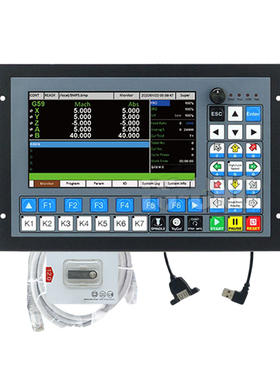 V2升级版DDCS-EXPERT雕刻机运动控制器M350 3 45轴控制系统带刀库