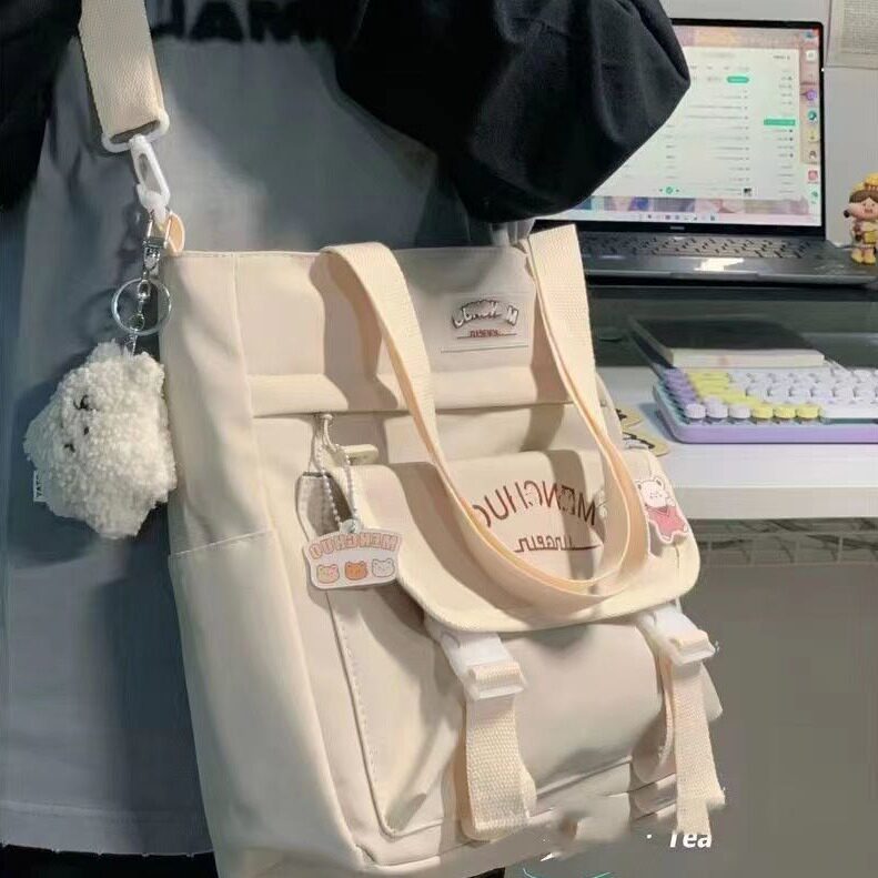 手提书包小学生三到六年级上学用的女童儿童补习袋斜轻便斜挎单肩