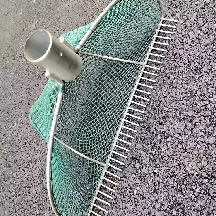 新田螺耙扒网加粗铁制秋冬入泥螺蛳赶海网捞蛤蜊河蚌神器工具抄网