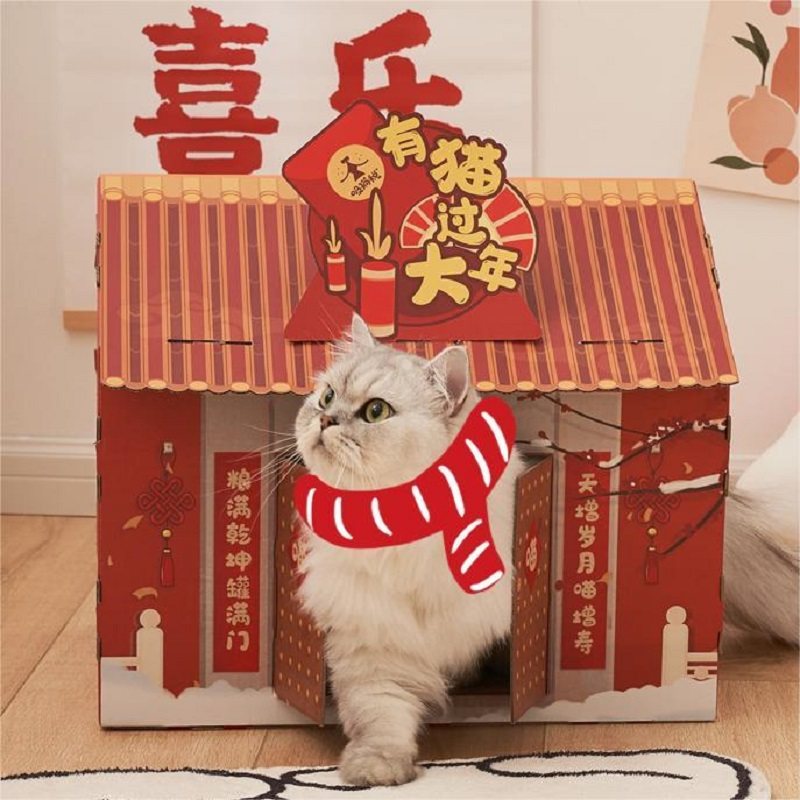 无贴纸大号猫抓板盒子四季通用瓦楞纸猫窝磨爪器 无贴纸猫抓板 四,宠物/宠物食品及用品,猫抓板,淘宝优惠券,粉丝福利购,淘宝优惠卷